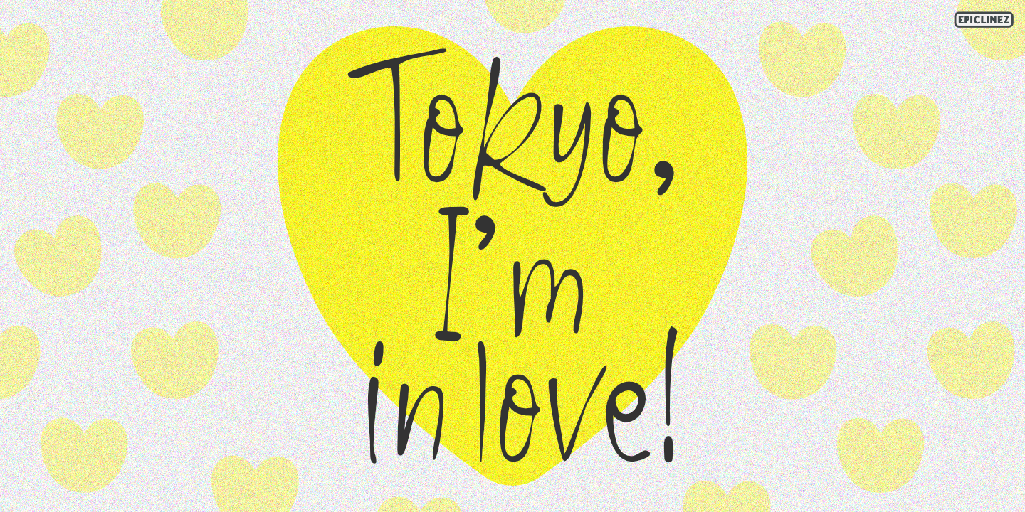 Beispiel einer Little Tokyo-Schriftart #6